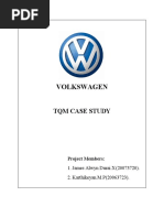 Volkswagen: TQM Case Study