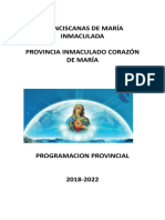 Programacion Gobierno Provincial 2018 Al 2023