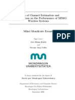 Effects of Channel Estimation and Implementation On The Performance of MIMO Wireless Systems 2008 Thesis 1233771198
