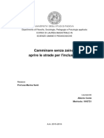 Camminare Senza Zaino: Aprire Le Strade Per L'inclusione