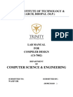 Compiler Design Lab Manual Powered by A2softech