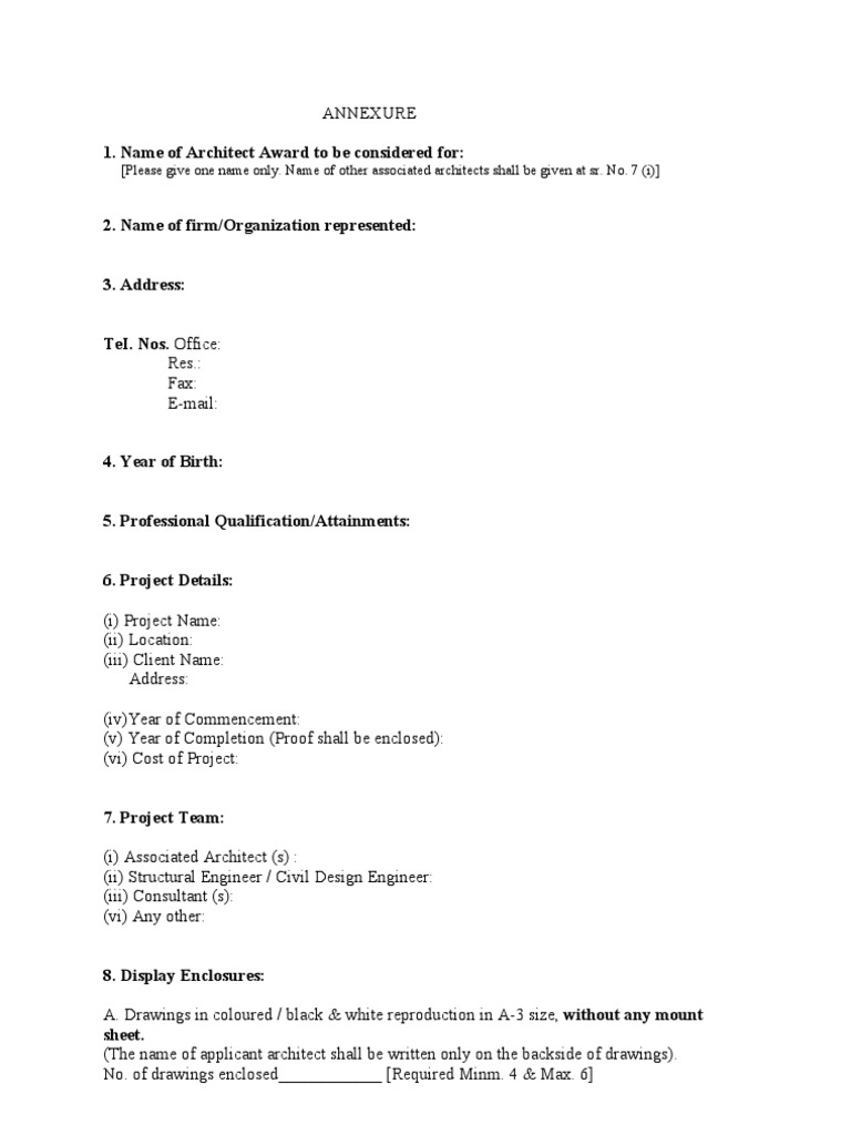 ANNEXURE1 | PDF