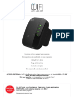 Wi-Fi UltraBoost - Repetidor de Wi-Fi - Intensificador de Wi-Fi