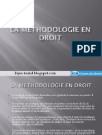 La Methodologie en Droit Prive