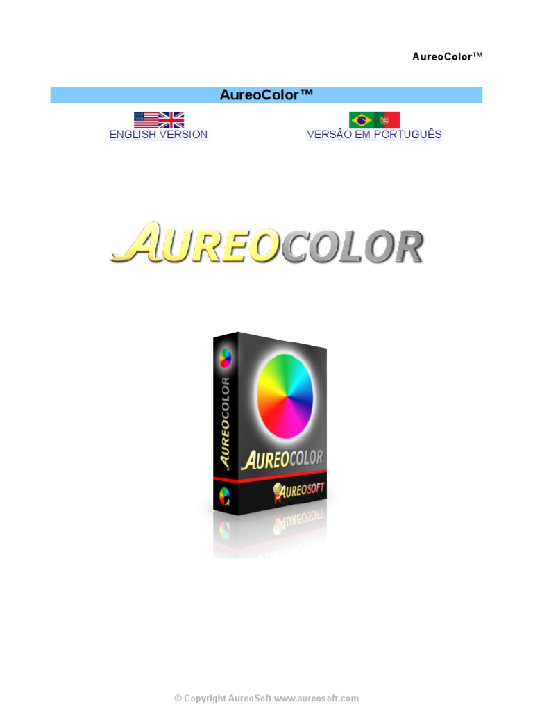 Aureocolor™: English Version Versão em Português | PDF | Color ...
