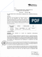 Resolucion Sub Directoral Administrativa N 169-2018-GRJ Orh