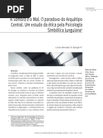 A Sombra e o Mal. O paradoxo do Arquétipo Central. Um estudo da ética pela Psicologia Simbólica Junguiana1