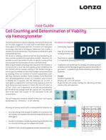 Lonza ManualsProductInstructions Cell Counting and Determination of Viability Via Hemocytometer 28417