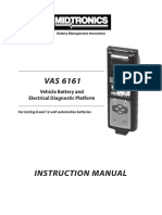 VAS6161 - VAS 6161 Battery Tester Instruction Manual