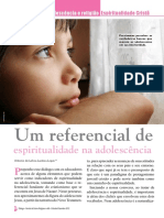 Espiritualidade e Adolescência.Revista Diálogo