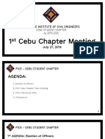 1st PICE Cebu Chapter Meeting