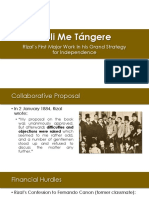 Rizal's Noli Me Tangere as First Step Towards Philippine Independence
