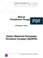 Manual Pendaftaran Pengguna MyGPIS