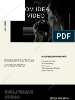 From Idea to Video Presentation: Brillatesque Studio's Innovative Process