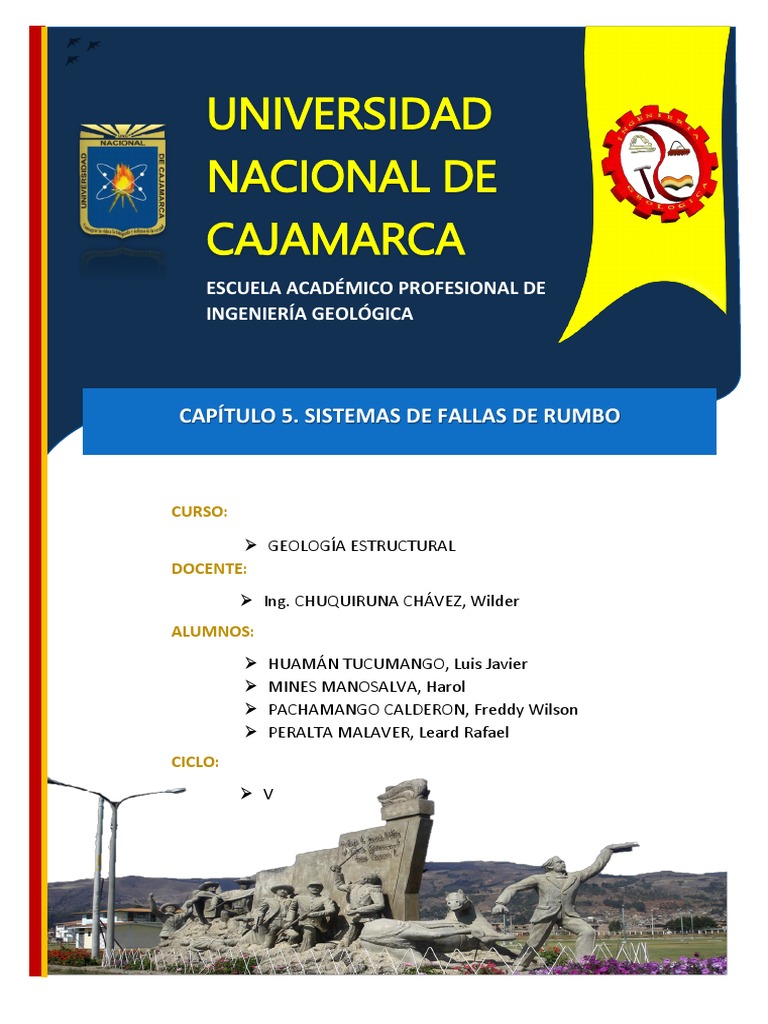 Sistemas de Fallas de Rumbo | PDF | Placas tectónicas | Falla (geología)