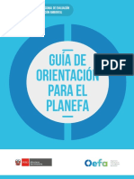 Guía de Orientación para El Planefa PDF