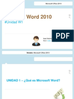 Introducción A Word 2010