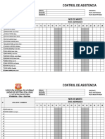 Registro de Asistencia 2°U