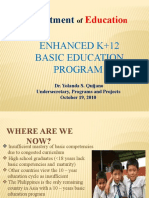 Department: Enhanced K+12 Basic Education Program