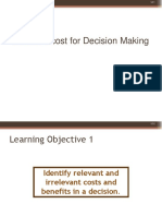 Relevant Costs for Decision Making