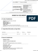 Table Salt MSDS PDF