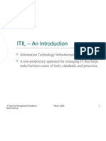 ITIL - An Introduction