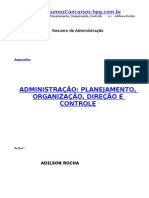 (Administração) Administração, Planejamento, Organização, Direção e Controle