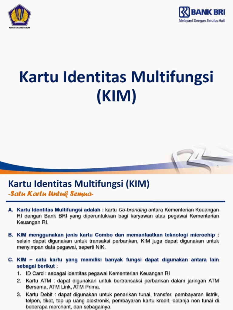 Sekilas Tentang Kim PDF | PDF