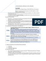 SOCIAL GROUPWORK REFERENCE (History, Uses of Groups, Phases in GD, and Helping Process in GW)