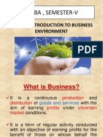 Chapter 1 - Introduction To Business Environment