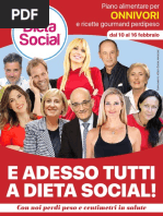 ONNIVORI - Piano alimentare Dieta Social (10-16_febbraio)