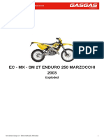2003 Ec MX SM 2t Enduro 250 Marzocchi