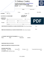 2020 2021 Humphrey Fulbright Preliminary Application Form PDF