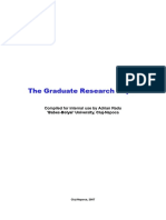 Graduate Research Paper Guide