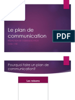 Le Plan de Communication - AUT2019-STUDIUM-5