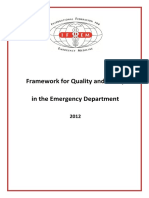Framework For Quality and Safety in The Emergency Department 2012