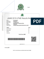 Solomon jamb Result