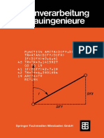 Datenverarbeitung Für Bauingenieure by Dipl.-Math. Jürgen Becker, Dipl.-Ing. Will Burghardt, Dr. Rer. Nat. Wolfhart Haacke, Dipl.-Ing. Werner Haselbach, Dipl.-Ing. Franz-Josef Kevekordes, Dr. Rer. Nat