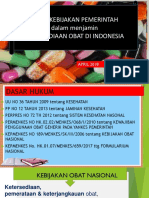 Kebijakan Obat Pemerintah PDF