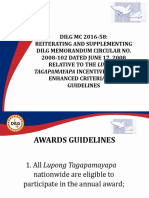 DILG MC 2016-58 (LTIA) Enhanced Criteria & Guidelines