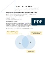 PostgreSQL FULL OUTER JOIN