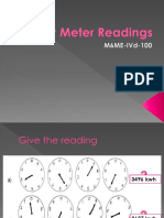 Water Meter Readings