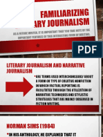 Literary Journalistic Text