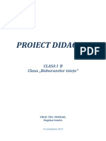 Proiect Didactic Clasa I