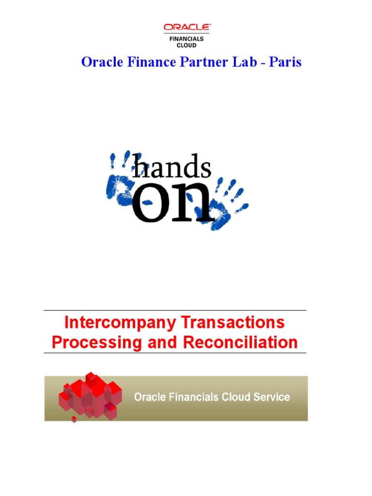 Oracle Fusion Intercompany Processing Guide | PDF