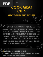 Basic Preparation Methods of Meat | PDF