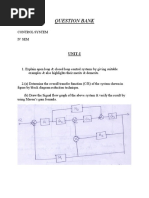 Control System Question Bank