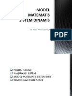 Model Matematis Sistem Dinamis