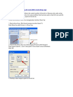 Cara Membuat Dropcap Di Word 2003