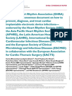 Consenso de Prevención, Diagnóstico y Tratamiento de Enfermedades Infecciosas en Dispositivos Cardiacos